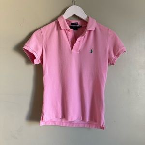 Pink Ralph Lauren Polo Shirt